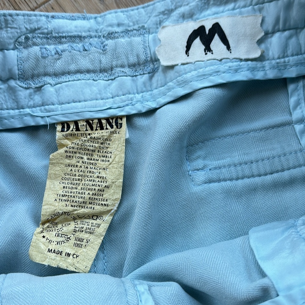 Da-Nang Silk Roll Tab Shorts Size M - Picture 6 of 7